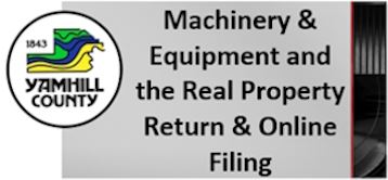 Machinery and Equipment and the Real Propery Return Online Button (JPG)
